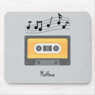 Kassette Personalisiert Mousepad