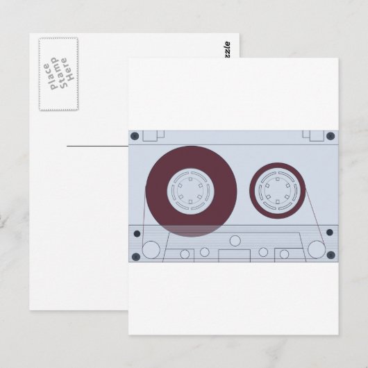 Kassette Postkarte (Vorne/Hinten)