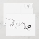 Kassette Postkarte (Vorne/Hinten)