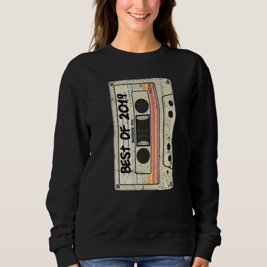 Kassette Retro Best of 2019 Sweatshirt (Vorderseite)