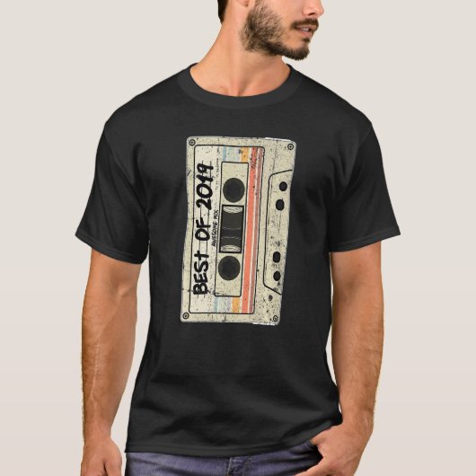 Kassette Retro Best of 2019 T-Shirt (Vorderseite)