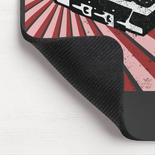 Kassette, Retro, Vintag, Nerddesign, Band Mousepad (Ecke)