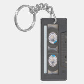 Kassette Schlüsselanhänger (Vorderseite links)