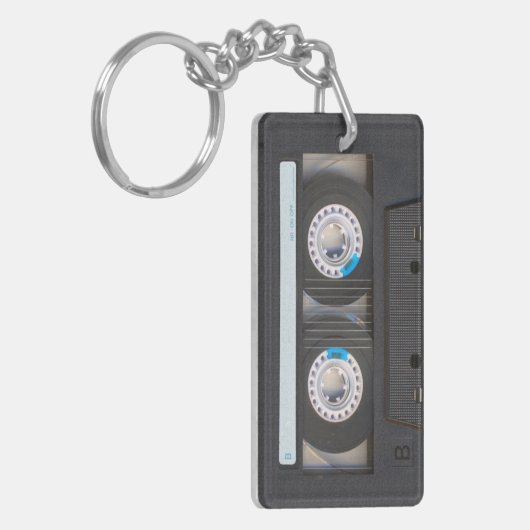 Kassette Schlüsselanhänger (Vorderseite links)