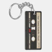 Kassette Schlüsselanhänger (Vorderseite links)