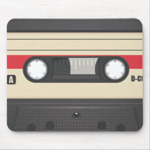 Kassette - Sunset Rot Mousepad