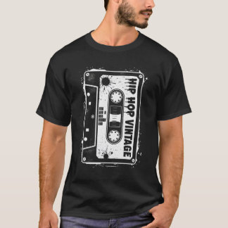 Kassette Tape Hip Hop Vintage Retro 80er 90er T-Shirt