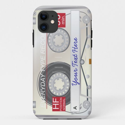Kassette Tape iPhone 5 Hülle (Rückseite)