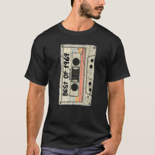 Kassette Tape Retro Geburtstag Geboren 1969 Best o T-Shirt
