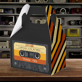 Kassette Tape Rosa Retro Geburtstagsparty Geschenkschachtel