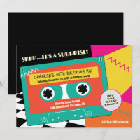 Kassette TAPE Überraschung 50. Geburtstag Retro 80