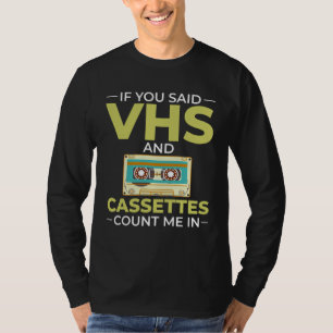 Kassette Tonband Musik Player Recorder Mix Audio C T-Shirt