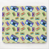Kassette Vintagen  alten Platten Mousepad (Vorne)