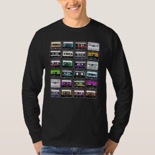 Kassetten Mixtapes Radio Music Boom Box Dance T-Shirt