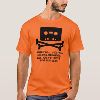 KASSETTEN-PIRATEN-SCHÄDEL T-Shirt