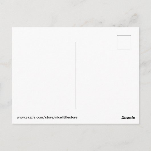 Kassetten Postkarte (Rückseite)