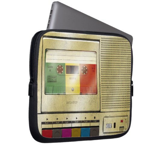 Kassetten-Spieler Laptopschutzhülle (Vorne Rechts)