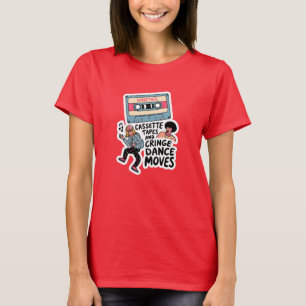 Kassetten und Bandtanzbewegungen T-Shirt