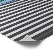 Kassettenabspielgerät Poster (Ecke)