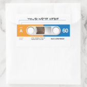 Kassettenaufkleber Rechteckiger Aufkleber (Tasche)