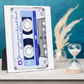 Kassettenband - blau - fotoplatte (Seite)