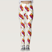 Kassettenband der 80er Jahre Leggings (Vorderseite)