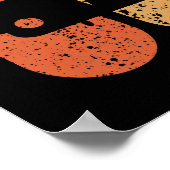 Kassettenband der 90er Jahre (Grunge-Effekt) Poster (Ecke)