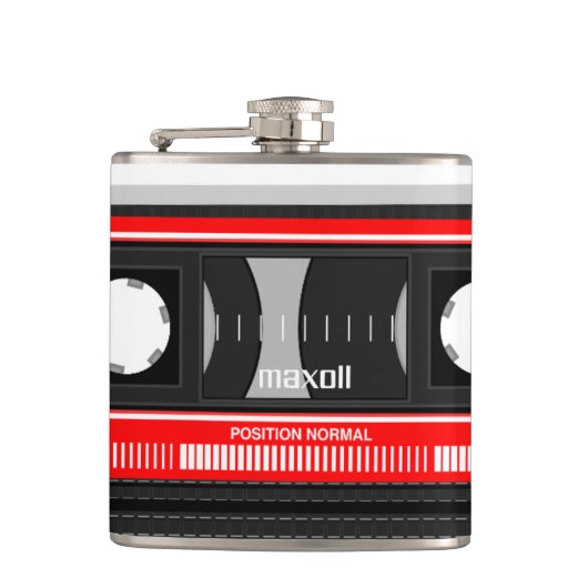 Kassettenband Flachmann (Vorderseite)