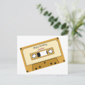 Kassettenband Geburtstagskarte Postkarte (Stehend Vorderseite)