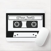 Kassettenband Mousepad (Mit Mouse)