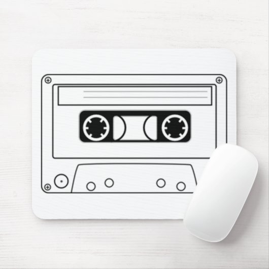 Kassettenband Mousepad (Mit Mouse)