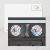Kassettenband Postkarte (Vorne/Hinten)