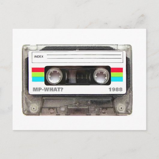Kassettenband Postkarte (Vorderseite)