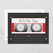 Kassettenband Postkarte (Vorne/Hinten)