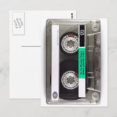 Kassettenband Postkarte (Vorne/Hinten)
