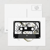 Kassettenband Postkarte (Vorne/Hinten)