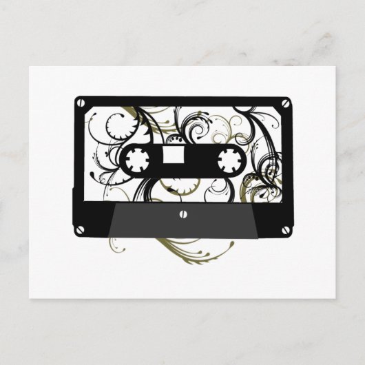 Kassettenband Postkarte (Vorderseite)