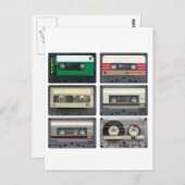 Kassettenband Postkarte (Vorne/Hinten)