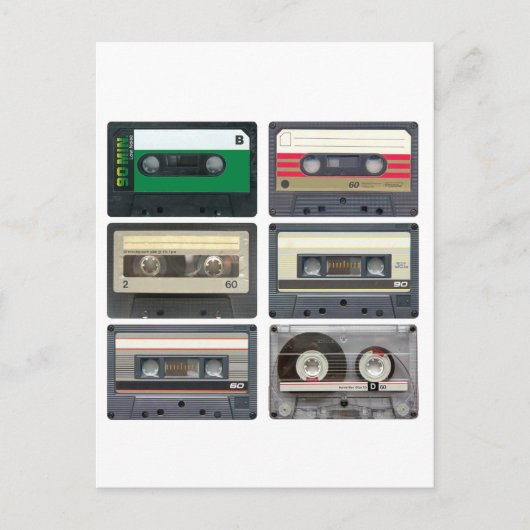 Kassettenband Postkarte (Vorderseite)