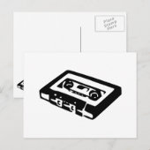 Kassettenband Postkarte (Vorne/Hinten)