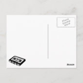 Kassettenband Postkarte (Rückseite)