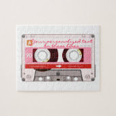 Kassettenband - rot - puzzle (Horizontal)