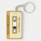 Kassettenband-Schlüsselanhänger Schlüsselanhänger (Rückseite)