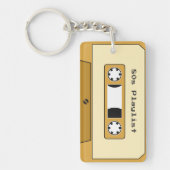 Kassettenband-Schlüsselanhänger Schlüsselanhänger (Vorderseite)