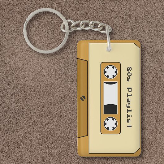 Kassettenband-Schlüsselanhänger Schlüsselanhänger