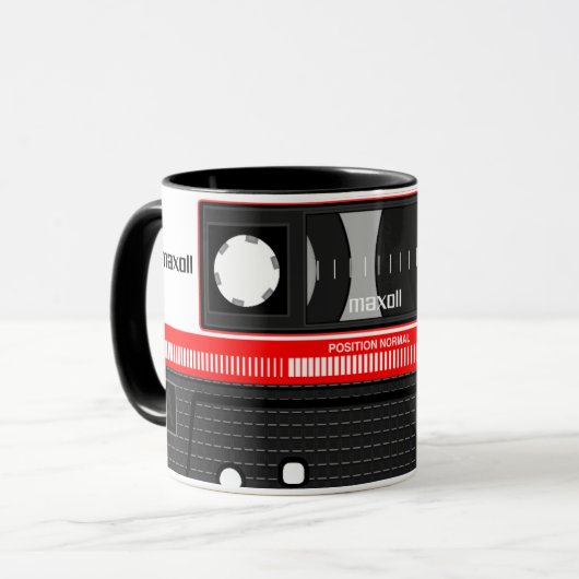 Kassettenband Tasse (Vorderseite Links)