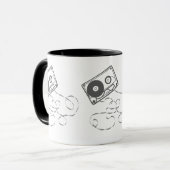 Kassettenband-Tasse Tasse (Vorderseite Links)