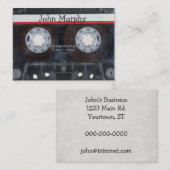 Kassettenband Visitenkarte (Vorne/Hinten)