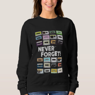 Kassettenbänder für Mixtapes, Musik der 80er Jahre Sweatshirt