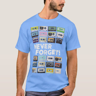 Kassettenbänder für Mixtapes, Musik der 80er Jahre T-Shirt